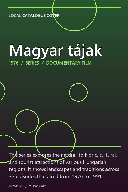 Magyar tájak poster