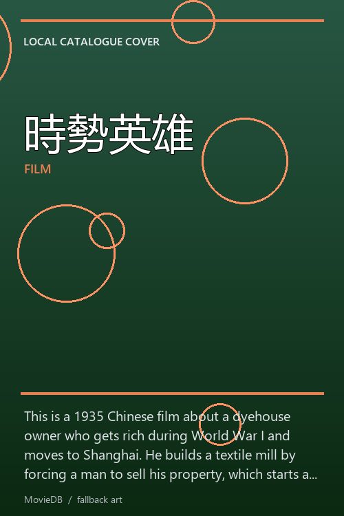 時勢英雄 poster