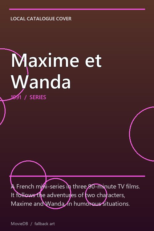 Maxime et Wanda poster
