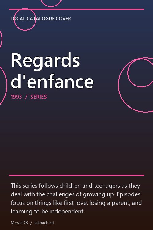 Regards d'enfance poster