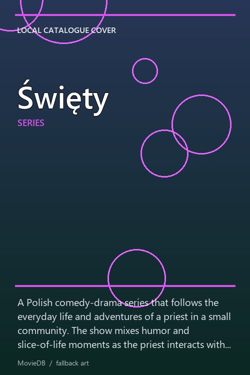 Święty poster