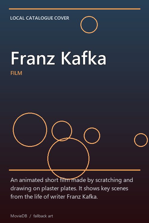 Franz Kafka poster