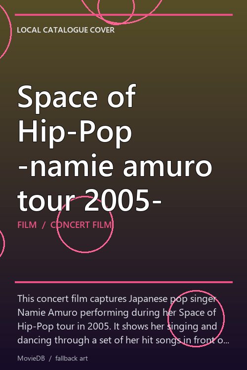Space of Hip-Pop -namie amuro tour 2005- poster