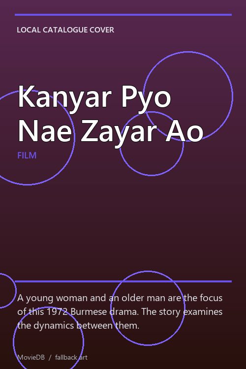 Kanyar Pyo Nae Zayar Ao poster