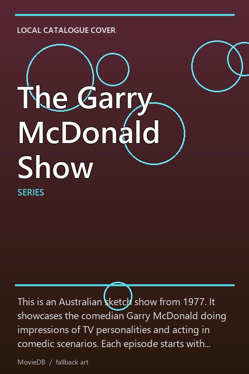 The Garry McDonald Show poster