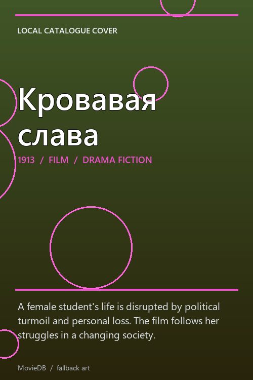 Кровавая слава poster