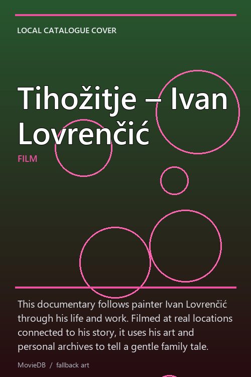 Tihožitje – Ivan Lovrenčić poster