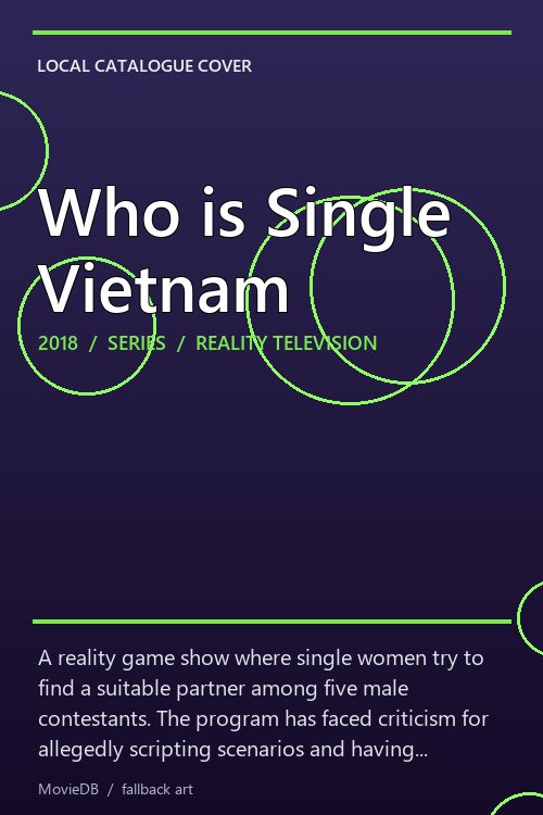 Who is Single Vietnam poster