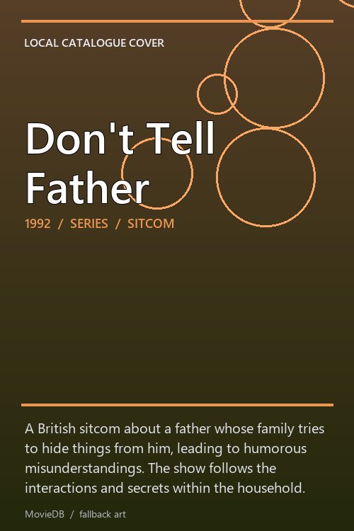 Don't Tell Father poster