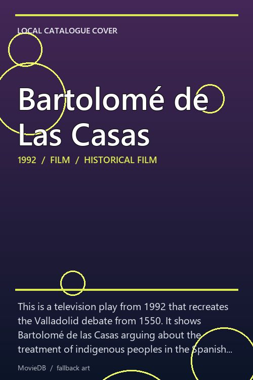 Bartolomé de Las Casas poster