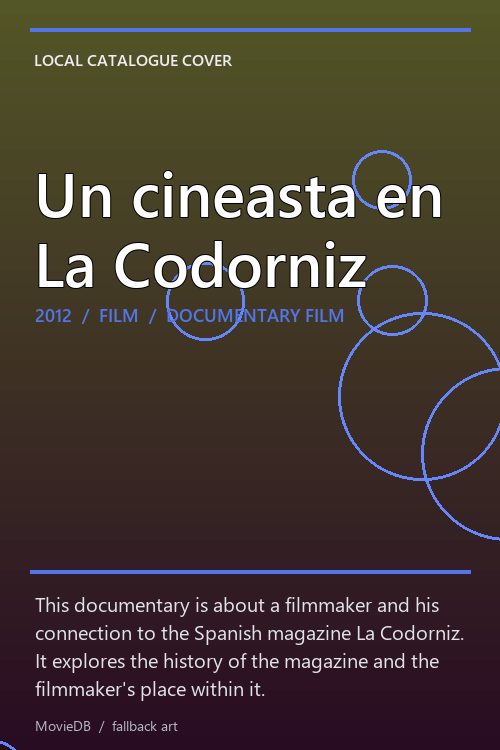 Un cineasta en La Codorniz poster