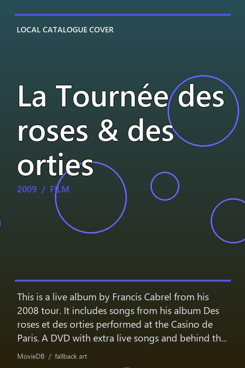 La Tournée des roses & des orties poster
