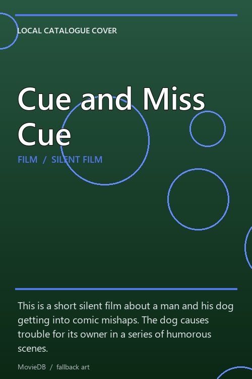 Cue and Miss Cue poster