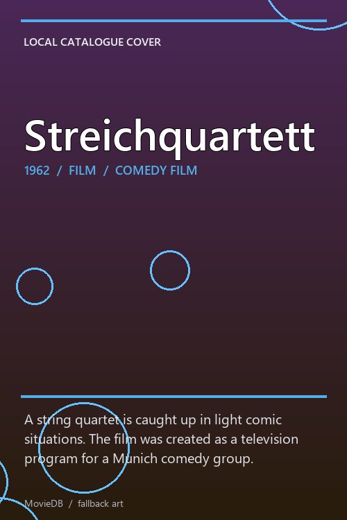Streichquartett poster