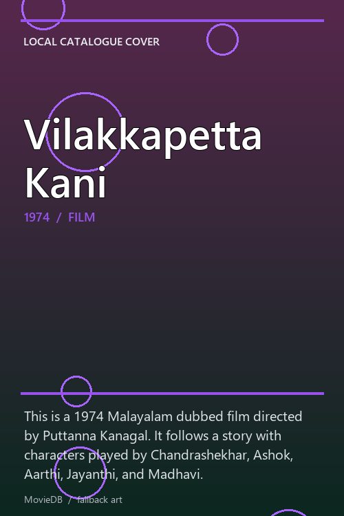Vilakkapetta Kani poster