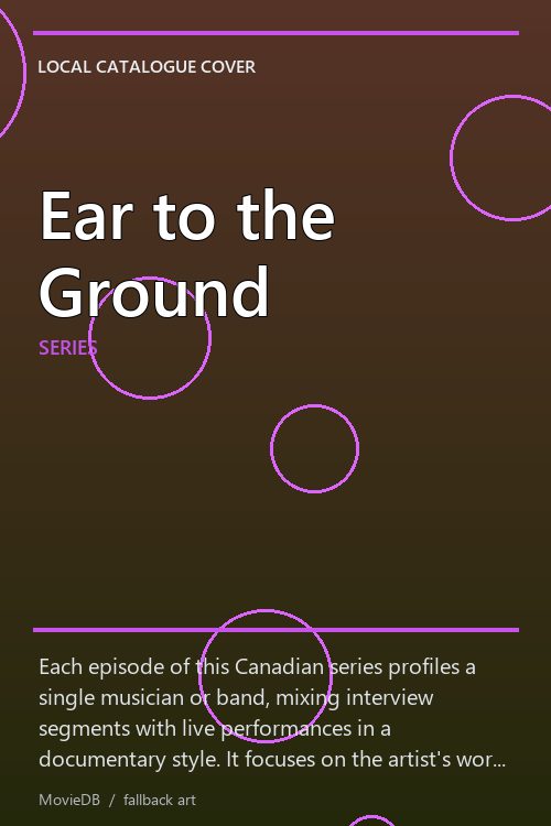 Ear to the Ground poster