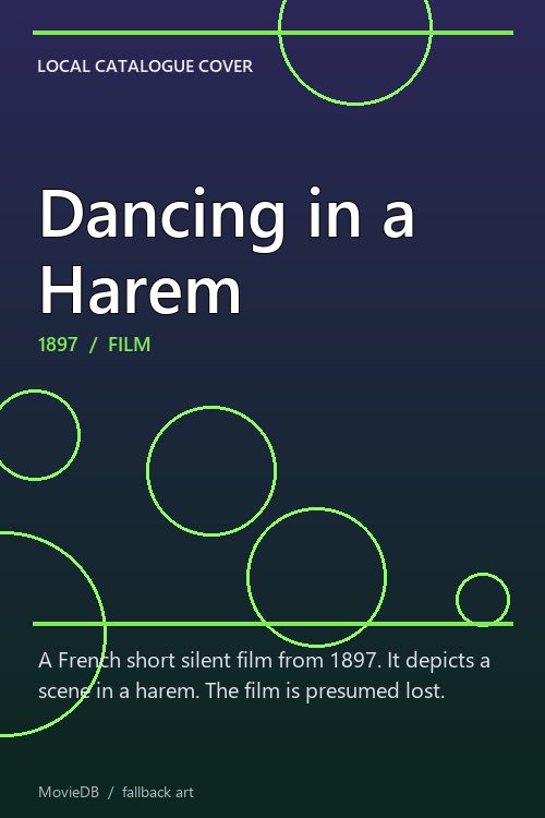 Dancing in a Harem poster