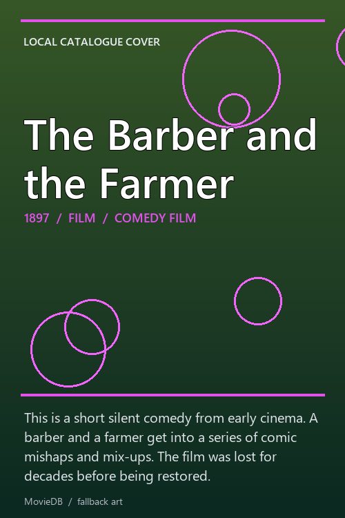The Barber and the Farmer poster