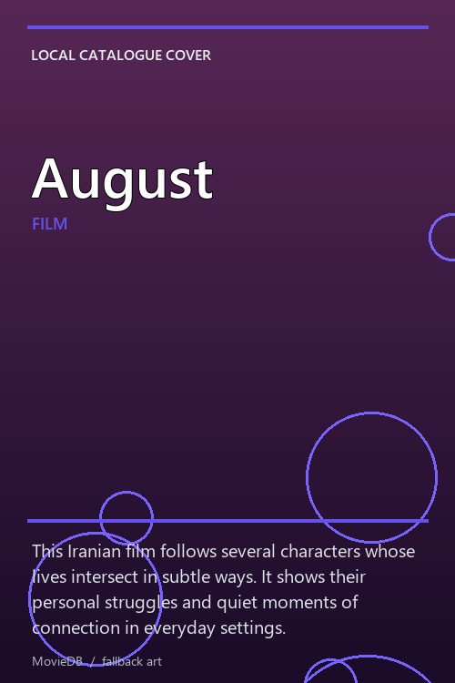 August poster