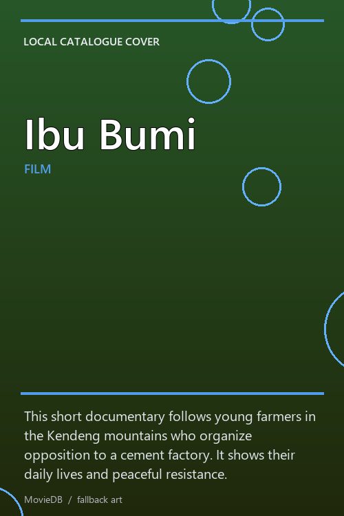 Ibu Bumi poster