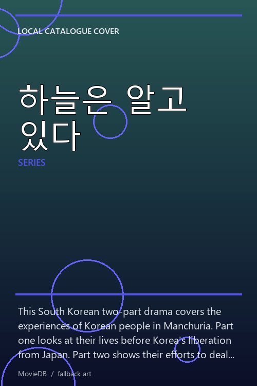 하늘은 알고 있다 poster