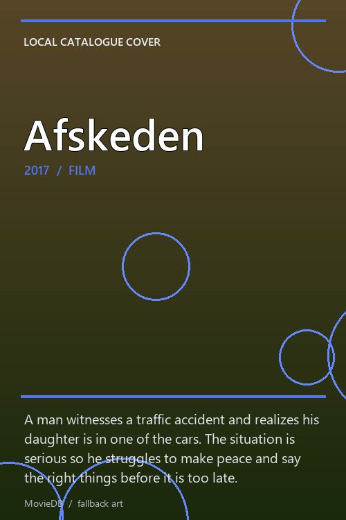 Afskeden poster