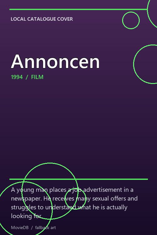 Annoncen poster