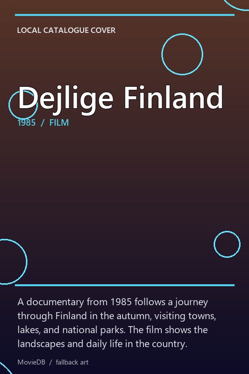 Dejlige Finland poster