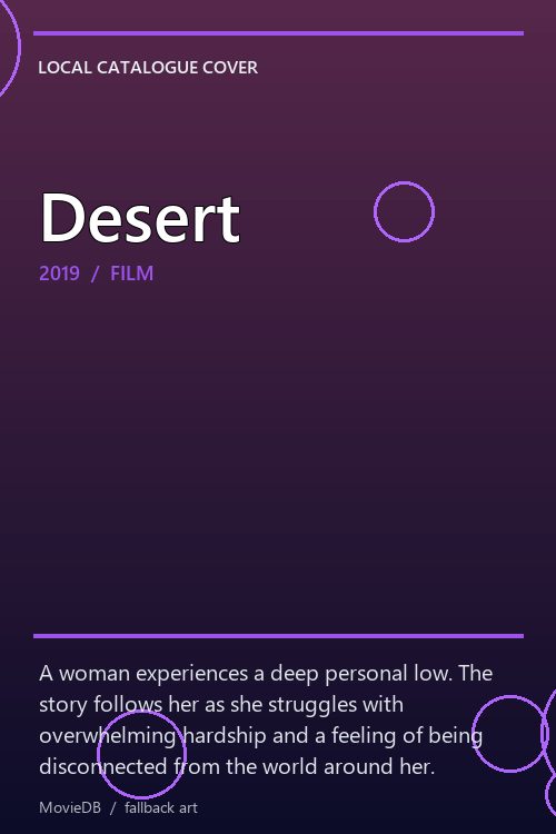 Desert poster