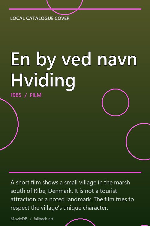 En by ved navn Hviding poster