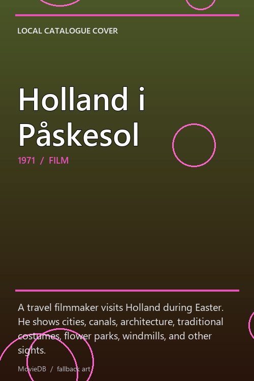 Holland i Påskesol poster