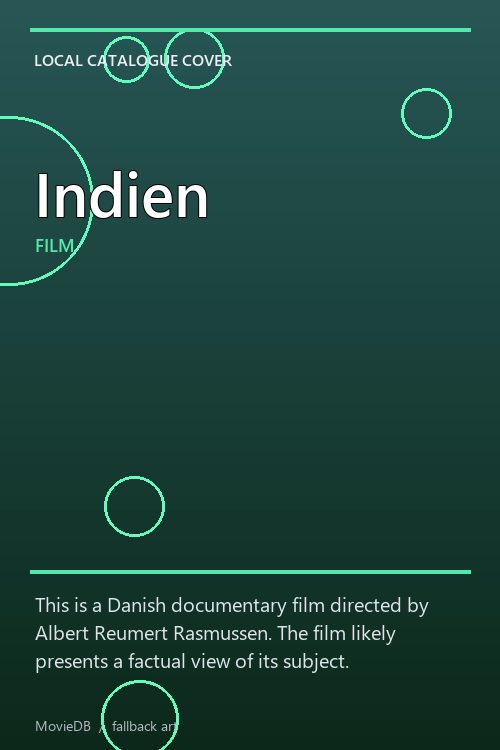 Indien poster