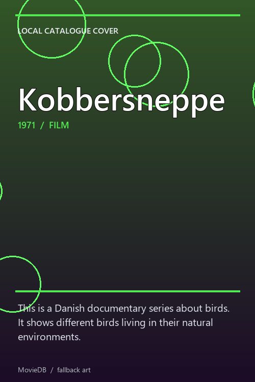 Kobbersneppe poster