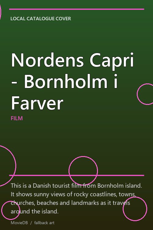 Nordens Capri - Bornholm i Farver poster