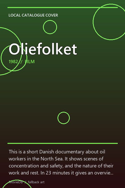 Oliefolket poster