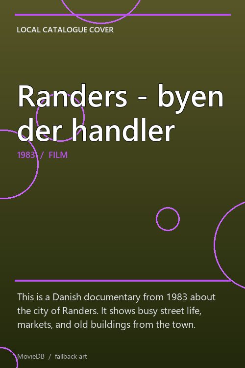 Randers - byen der handler poster