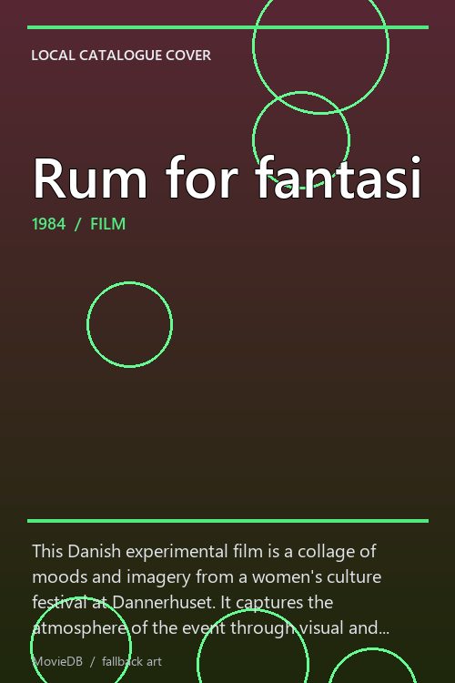 Rum for fantasi poster