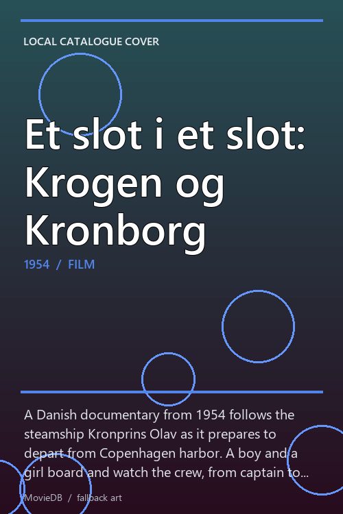 Et slot i et slot: Krogen og Kronborg poster