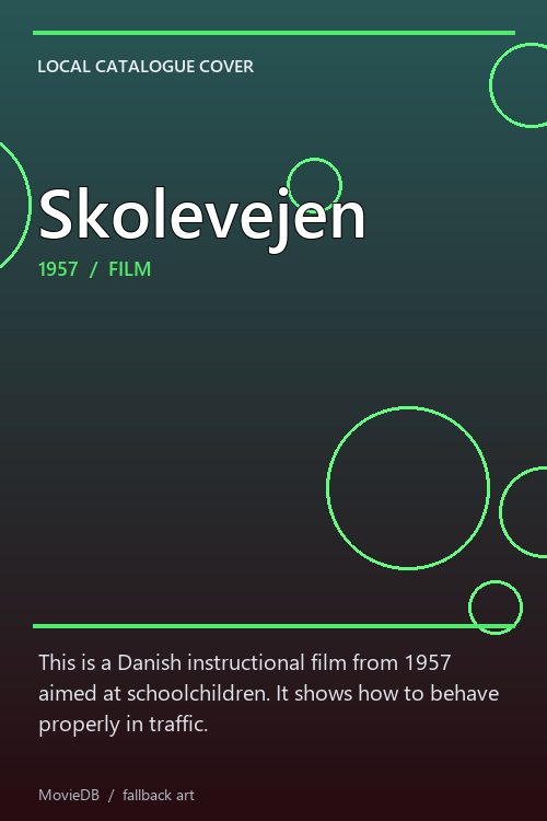 Skolevejen poster