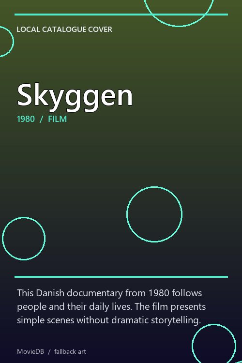 Skyggen poster