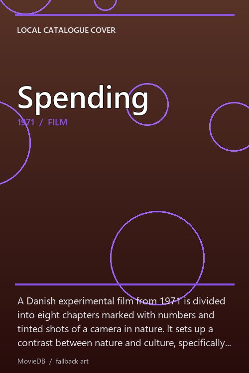 Spending poster