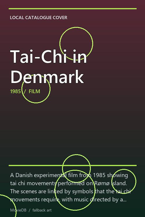 Tai-Chi in Denmark poster