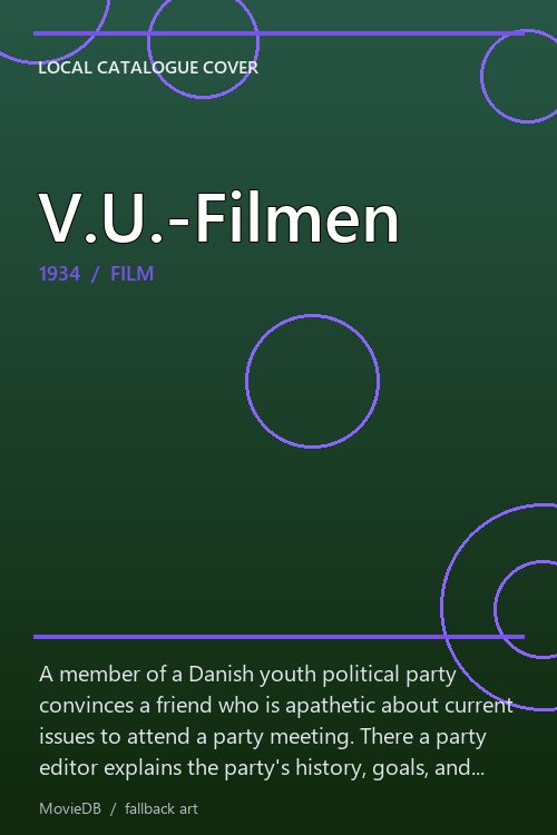 V.U.-Filmen poster