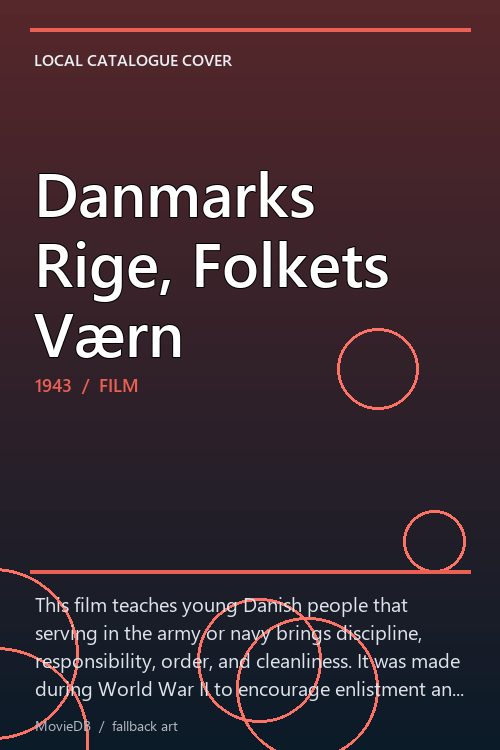Danmarks Rige, Folkets Værn poster