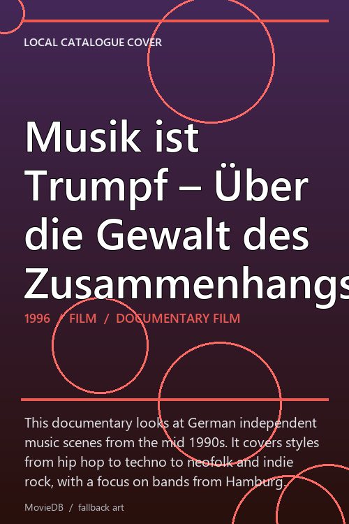 Musik ist Trumpf – Über die Gewalt des Zusammenhangs poster
