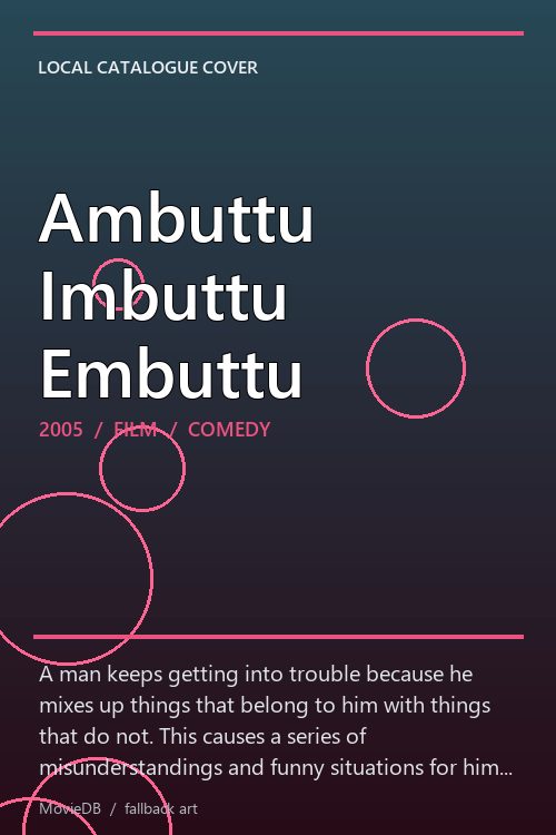 Ambuttu Imbuttu Embuttu poster