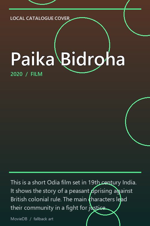 Paika Bidroha poster