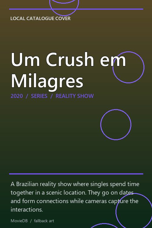 Um Crush em Milagres poster