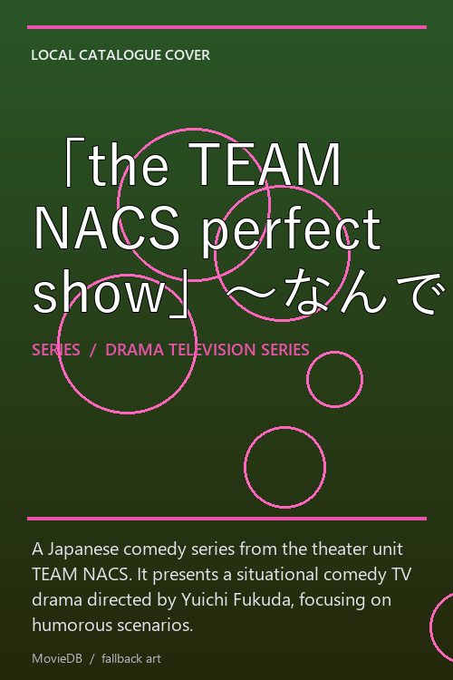 「the TEAM NACS perfect show」〜なんでこんな時に〜 poster
