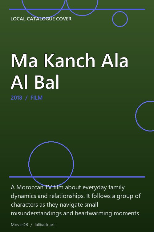 Ma Kanch Ala Al Bal poster